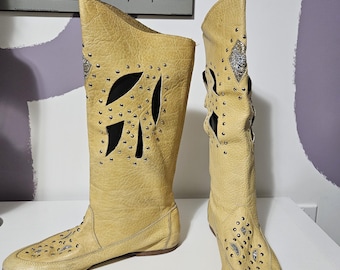 【大特価】Nine West Yodown Western ブーツ Amazon.com | Nine West Women's Yodown3 Boot, Black/White 003