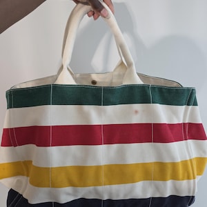 Hudson&#39;s Bay Company Iconic Multistripe Signature Tote Bag