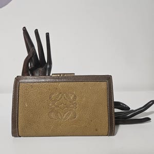 Portefeuille Loewe à fermoir pliant