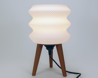 E1 Modern Table Lamp – Aesthetic Bedside Lamp, Minimalist Night Light, Ambient Lighting, Bulb Included