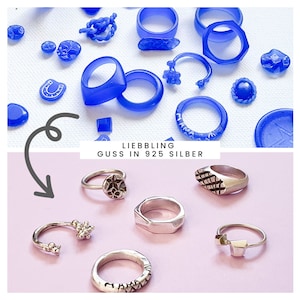 1x moulage en argent sterling 925 - moulage uniquement sans outils