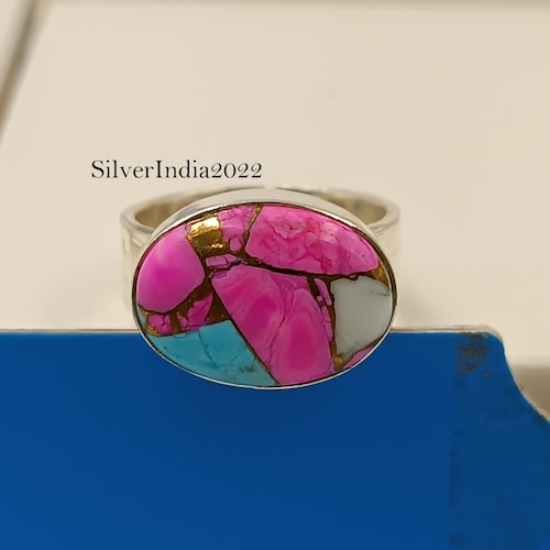 Anello in argento sterling 925 autentico per donna, realizzato a