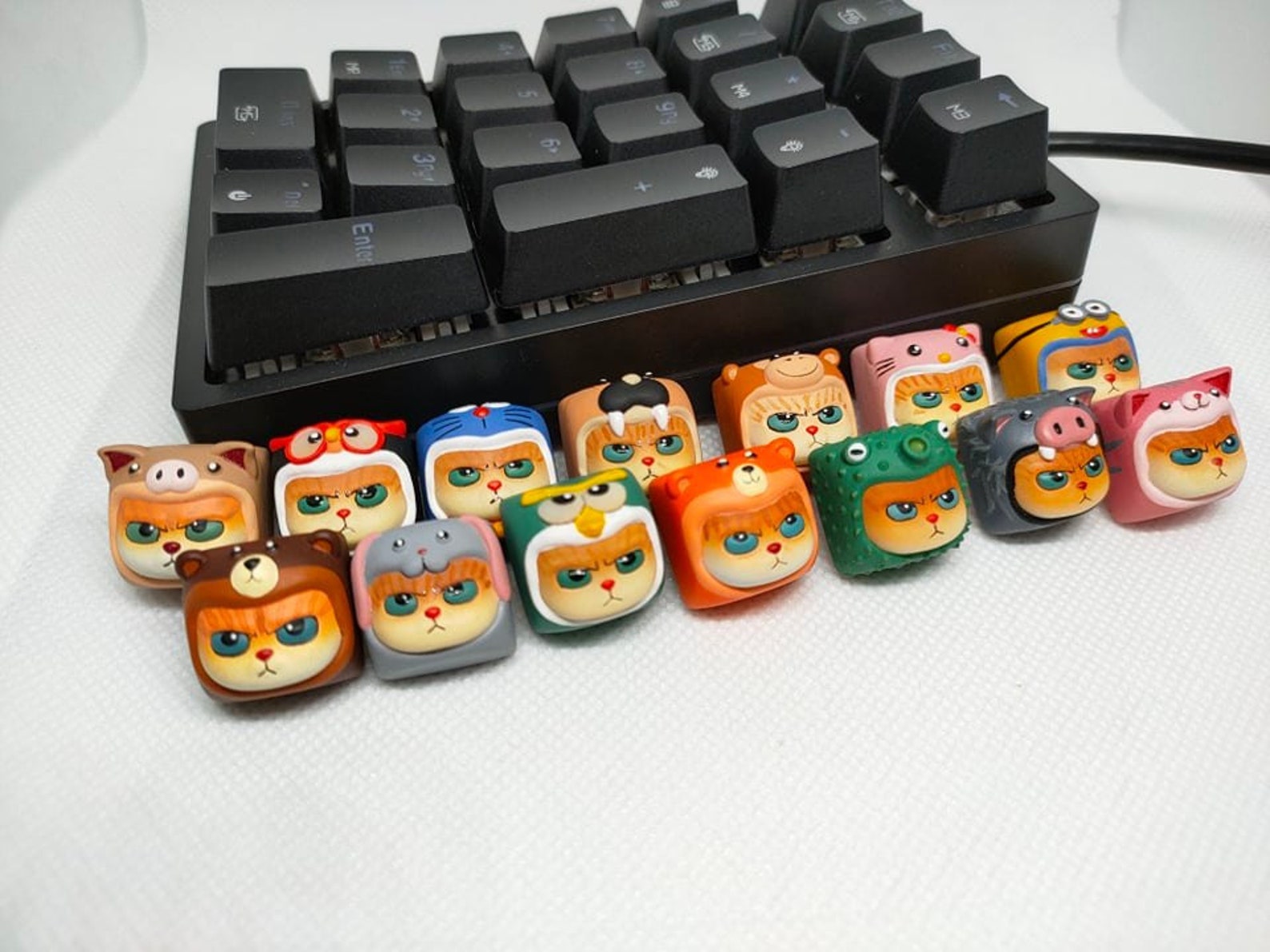 Angry Cat Keycap Custom Cat Keycap Cherry MX Keycaps Etsy