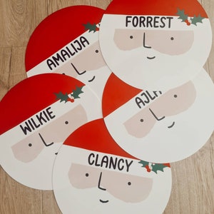 Personalised Santa placemat