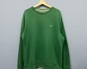 Vintage Nike Kleines Logo Rundhals Sweatshirt Grösse 36