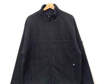 Vintage Nike Fleece Full Zip Jacke Größe Large Sportswear