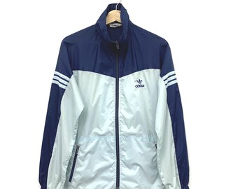 Vintage 80s Adidas Descente Japan Lightweight Windbreaker Jacket