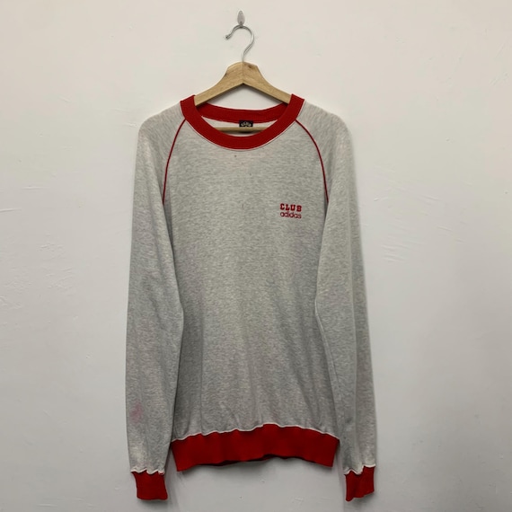 Vintage Adidas Club Descente Japan Pullover Crewneck Sweatshirt Medium Etsy