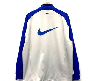 Authentic!! Y2K NIKE Desert Brown Embroidered Big Logo / 2