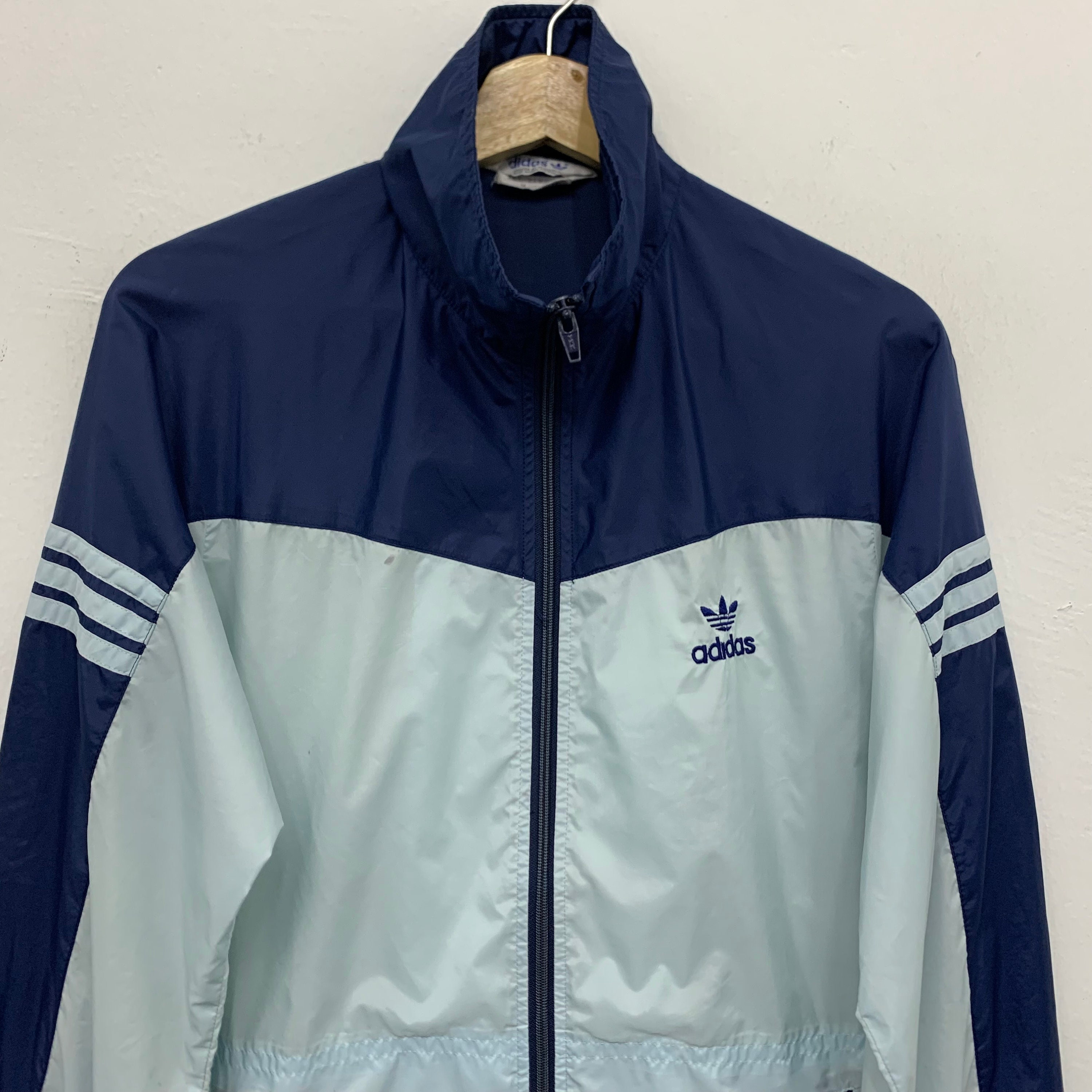 Vintage 80s Adidas Descente Japan Lightweight Windbreaker Jacket