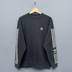 Adidas Crewneck Sweatshirt Size Large Embroidery Logo
