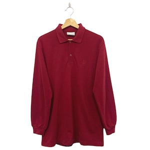 Adidas Long Sleeve Polo Shirt Size S/M