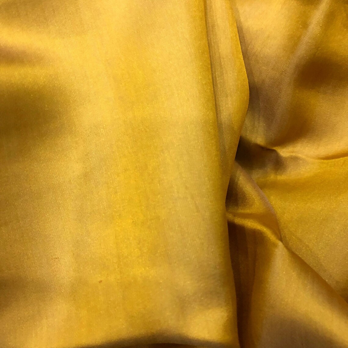 MULBERRY SILK SATIN Fabric by the Yard Gold Silk Fabric Etsy