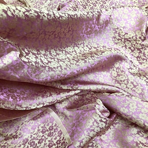 PURE MULBERRY SILK fabric by the yard - Pink silk - Natural fiber - Dress making - Gift for women - Silk apparel fabric - Silk for Sewing