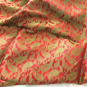 PURE MULBERRY SILK fabric by the yard - Paisley silk fabric - Handmade silk - Natural fiber - Dress making - Gift for women - Sewing clothes