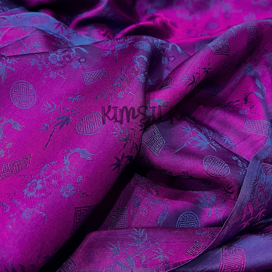 pure-mulberry-silk-fabric-by-the-yard-floral-silk-dress-making-gift-for