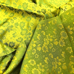 PURE MULBERRY SILK fabric by the yard - Floral silk - Handmade fabric - Natural fiber - Dress making - Gift for women - Silk apparel fabric