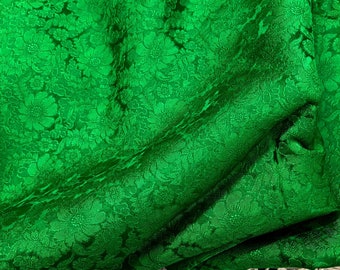 PURE MULBERRY SILK fabric by the yard - Green silk fabric - Handmade fabric - Fabric silk - Dress making - Gift for women - Sewing clothes