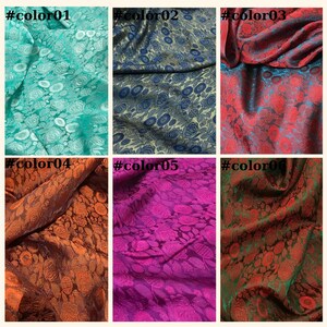 PURE MULBERRY SILK fabric by the yard - Floral silk fabric - Handmade silk - Natural fiber - Dress making - Gift for women - Silk for sewing