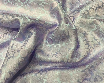 PURE MULBERRY SILK fabric by the yard - Floral pattern silk - Handmade silk - Natural fiber - Dress making - Gift for women - Sewing clothes