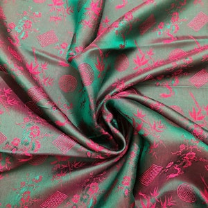PURE MULBERRY SILK fabric by the yard - Floral fabric - Handmade silk - Natural fiber - Dress making - Gift for women - Silk apparel fabric