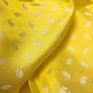 PURE MULBERRY SILK fabric by the yard - Floral silk - Handmade silk - Natural fiber - Dress making - Gift for women - Silk apparel fabric