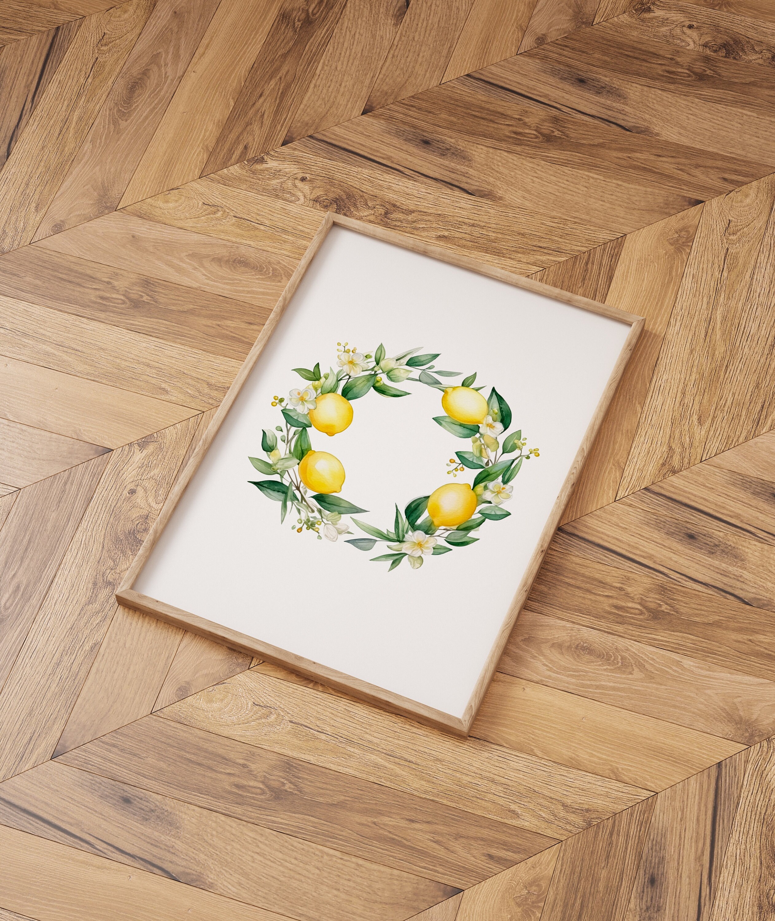 Watercolor Lemon Wreath Png, Wreath Clipart, Transparent PNG, Png ...