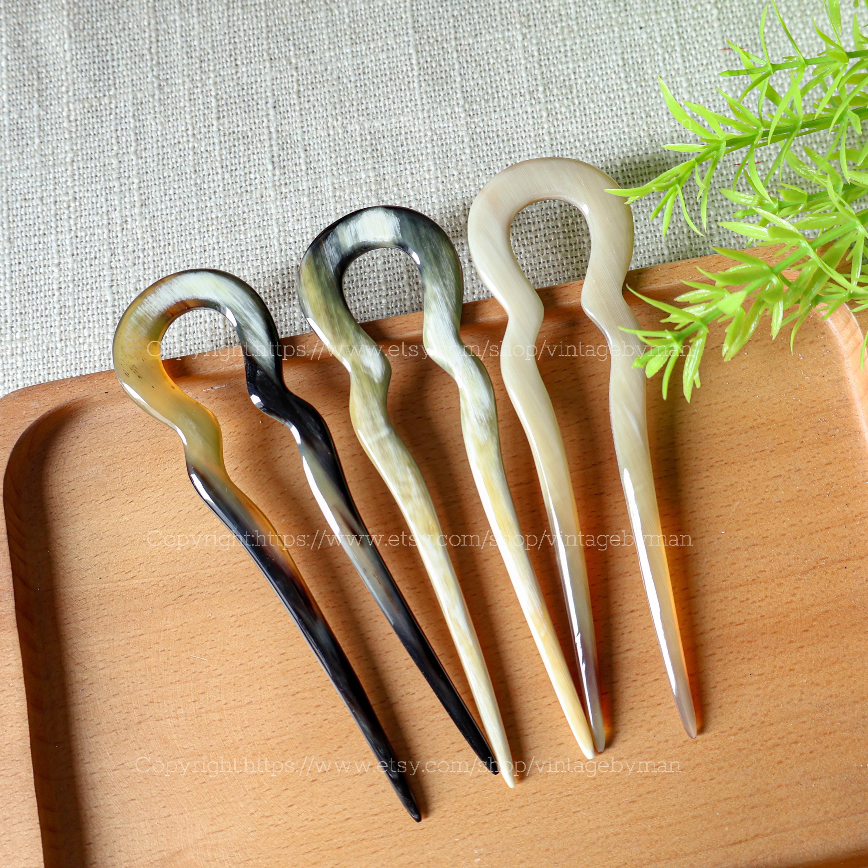 Buffalo Horn Hair Pin - Etsy display picture 3
