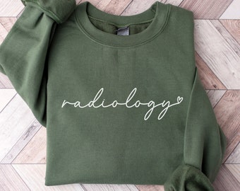 Radiology Tech Sweatshirt, Rad Tech Sweatshirt, Xray Tech Shirt, Radiology Technician Sweater, Rad Tech Gift, Radiology Graduation Gifts