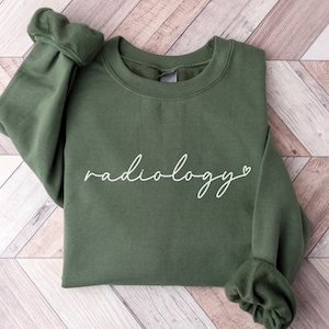 Radiology Tech Sweatshirt, Rad Tech Sweatshirt, Xray Tech Shirt, Radiology Technician Sweater, Rad Tech Gift, Radiology Graduation Gifts