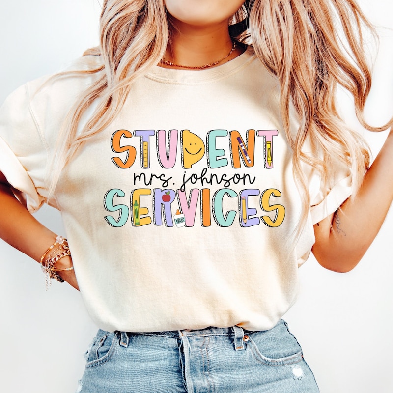 Student Service Team Shirts Etsy