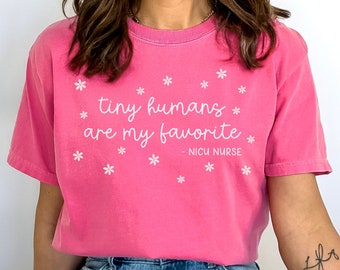 NICU Nurse Comfort Colors® Shirt Neonatal ICU Nurse Crewneck Nicu Nurse Gift Neonatal Intensive Care Unit Shirt Nurses Week Gifts for NICU