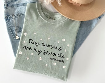 NICU Nurse Comfort Colors® Shirt Neonatal ICU Nurse Crewneck Nicu Nurse Gift Neonatal Intensive Care Unit Shirt Nurses Week Gifts for NICU