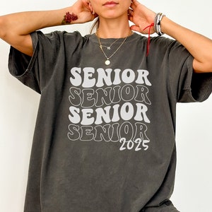 Senior 2025 Comfort Colors Shirt, Senior Class Tshirt, Senior Graduation 2025, Class of 2025 Shirt, Gift for High School Senior, Senior Mom