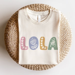 Boho Lola Shirt, Grandma To Be, Filipino Grandma Shirt, Pregnancy Announcement, Gift for New Grandma, Lola Birthday Gift Idea
