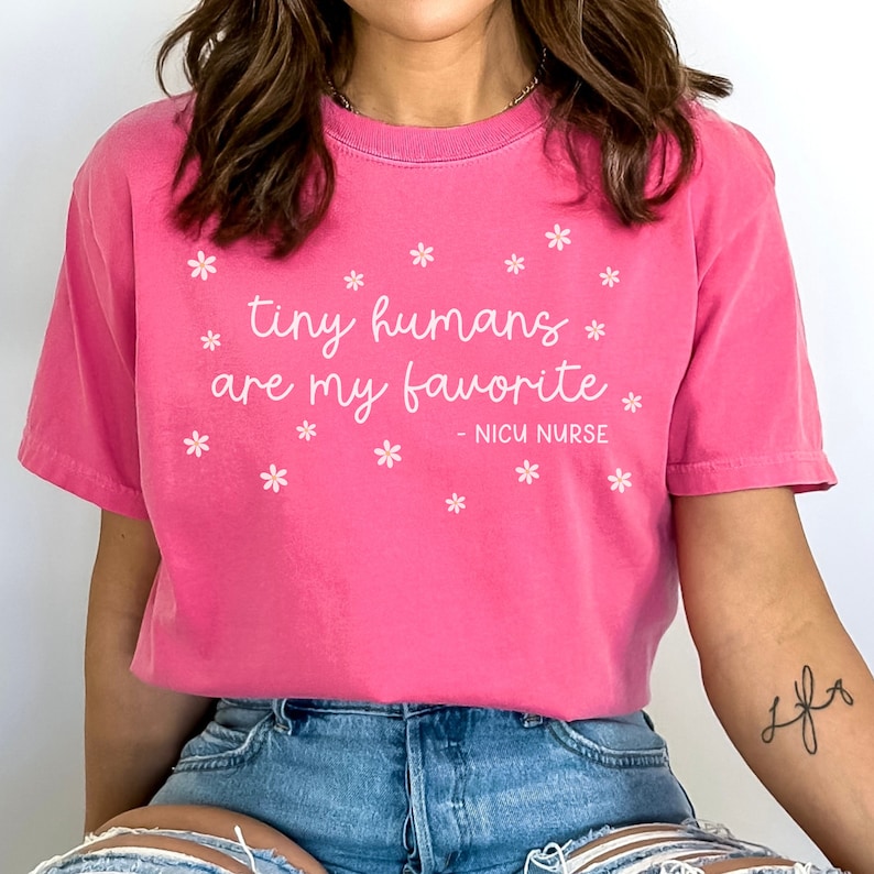 NICU Nurse Comfort Colors® Shirt Neonatal ICU Nurse Crewneck Nicu Nurse Gift Neonatal Intensive Care Unit Shirt Nurses Week Gifts for NICU