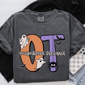 OT Halloween Shirt, Occupational Therapist Halloween Shirt, Spooky OT Shirt, Halloween Occupational Therapy Tshirt, Fall OT Shirt