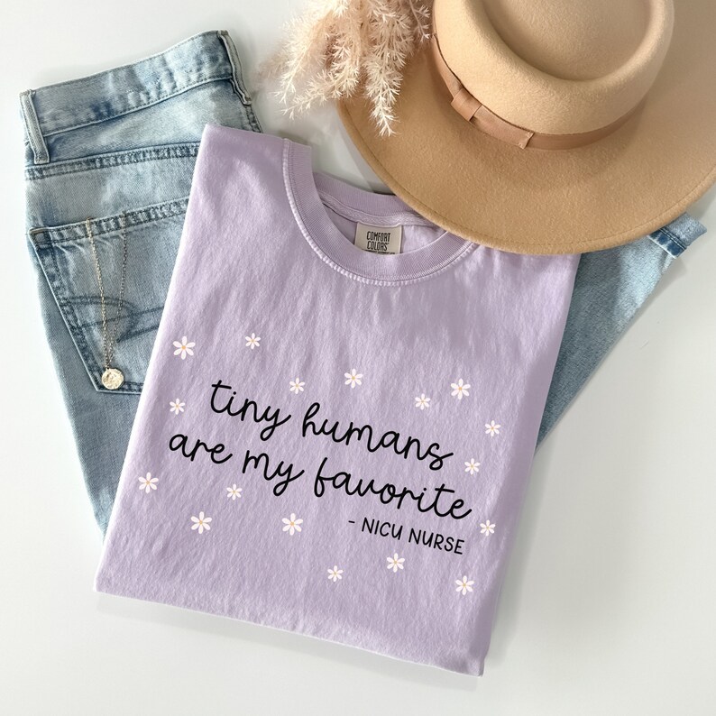 NICU Nurse Comfort Colors® Shirt Neonatal ICU Nurse Crewneck Nicu Nurse Gift Neonatal Intensive Care Unit Shirt Nurses Week Gifts for NICU