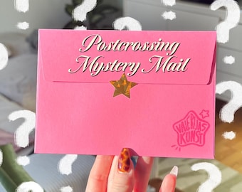 Postcrossing Mystery Mail • 10 Postkarten Set • A6 • illustrierte Karten • Überraschung Brief • leere Rückseite • zum Verschicken