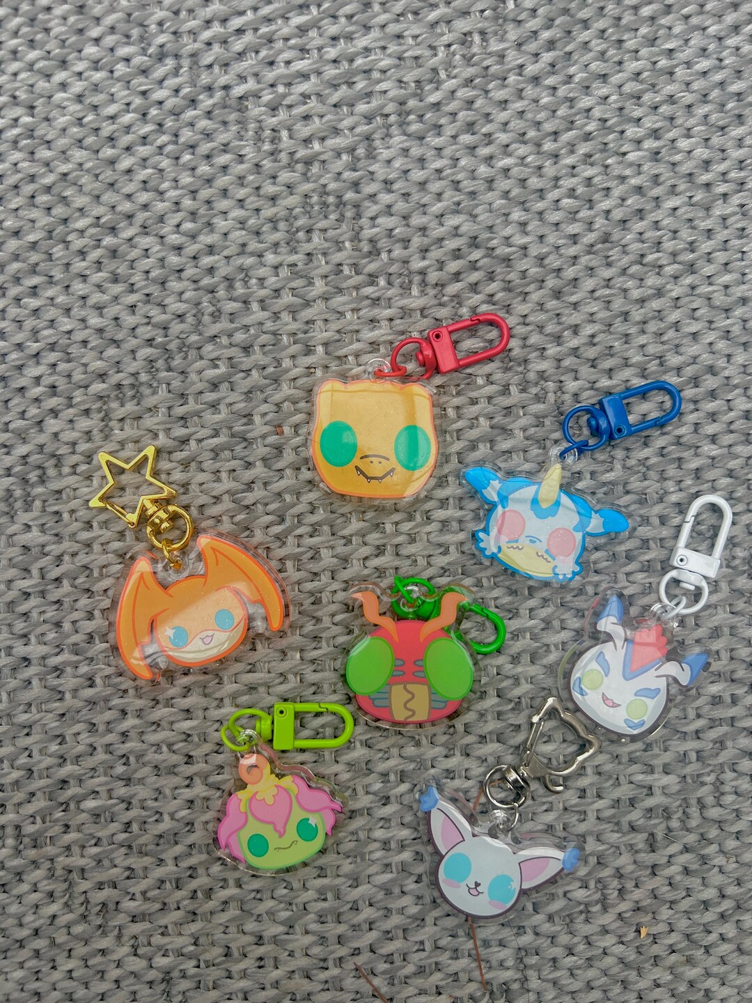 Digimon Keychains Etsy