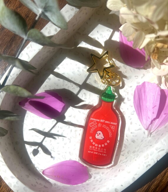Sriracha Keychain