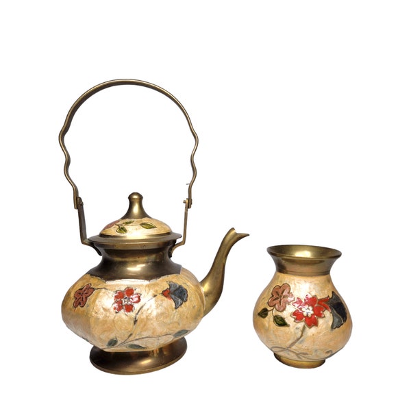 Brass Teapot Etsy