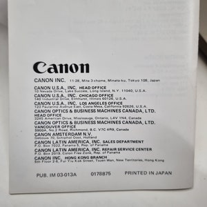 Vintage Canon p10-d Taschenrechner, Elektrisch In Originalverpackung, Hergestellt in Japan, Tragbarer Drucker Taschenrechner Bild 7