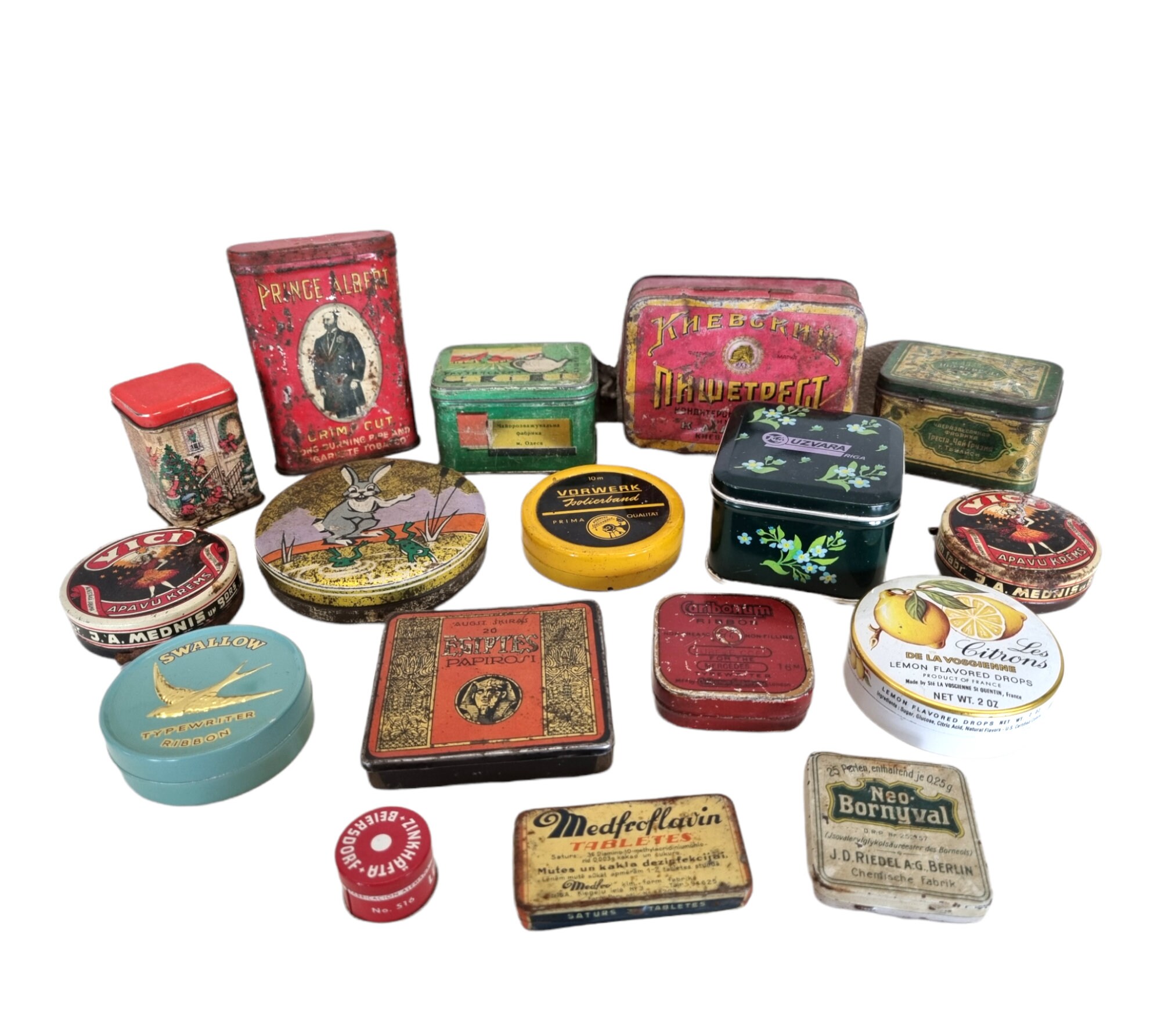 Old Tins Collection - Etsy