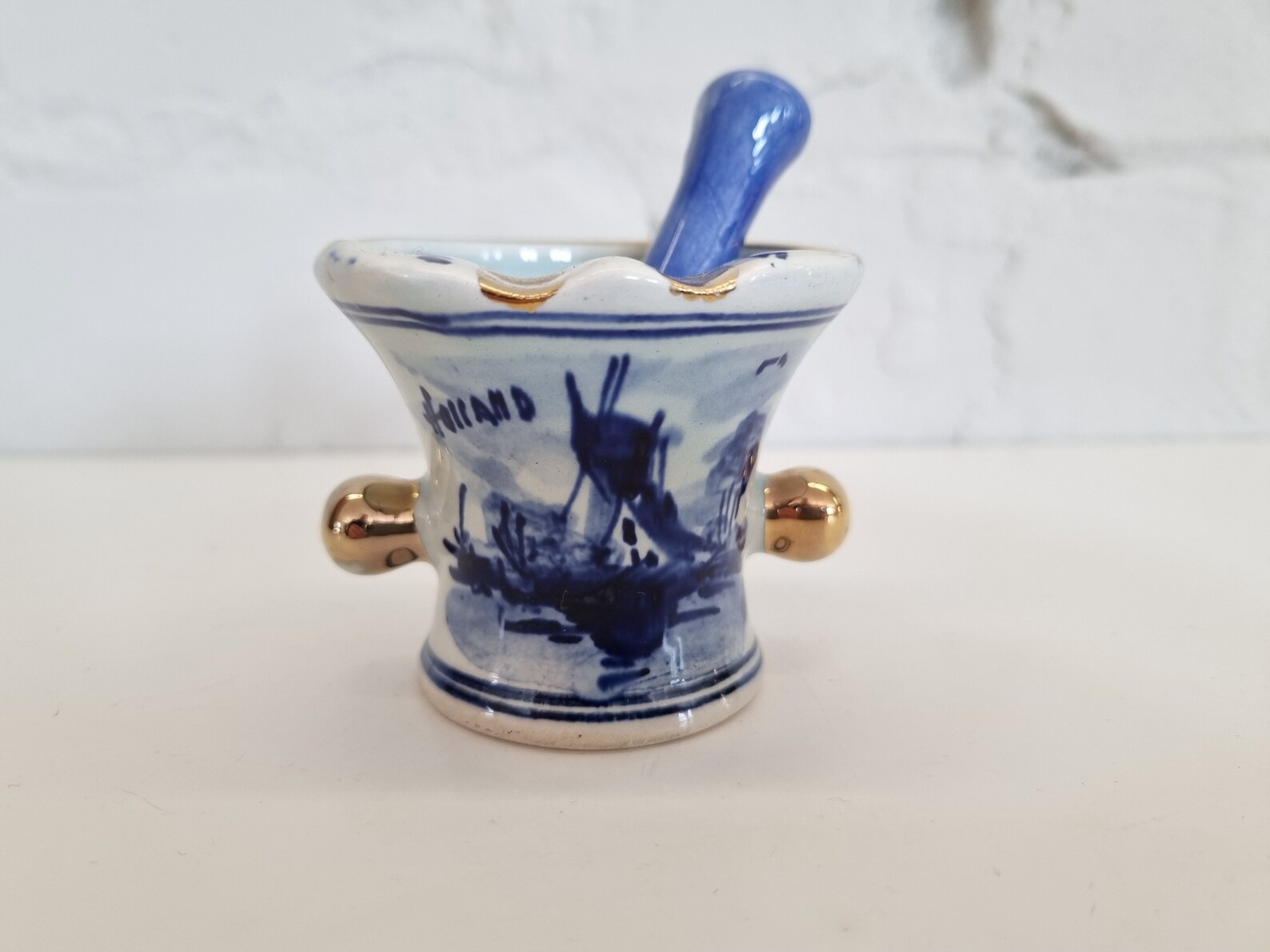 Dutch Ashtray, Vintage Ashtray, Collectible Ashtray, Porcelain Ashtray
