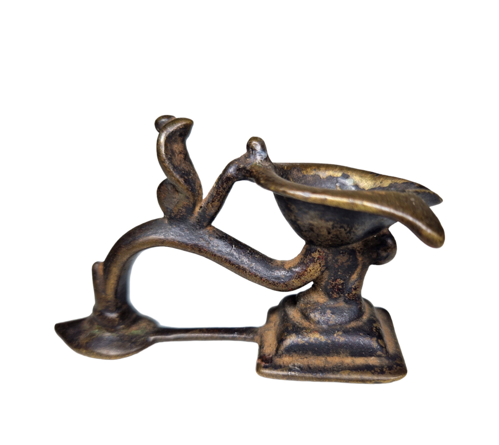 Iron Oil Diwali Lamp - 19thC Iron Oil Diwali Lamp - 19thC