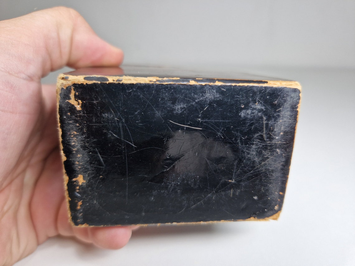 Antique Japanese Cardboard Box Vintage Cardboard Box With Etsy