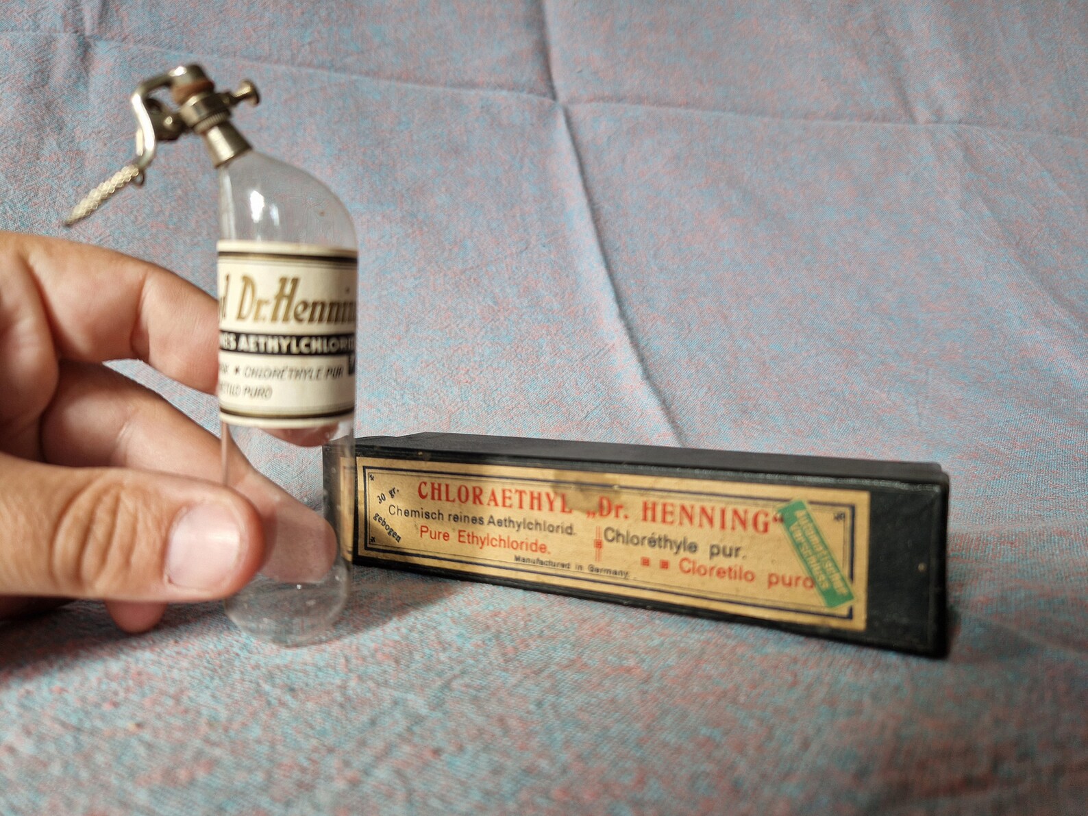 Antique German Chloraethyl Dr. Henning Chlorethyl Spray Etsy