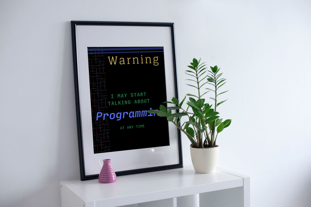 Programming Sign Printable, Programming Sign, Funny Programming Sign ...