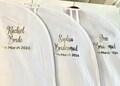 Personalised Wedding Dress Garment Bag: Bridal Party Gift